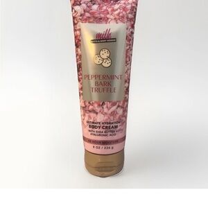 Bath & Body Works Peppermint Bark Truffle Body Cream, 8 oz, New